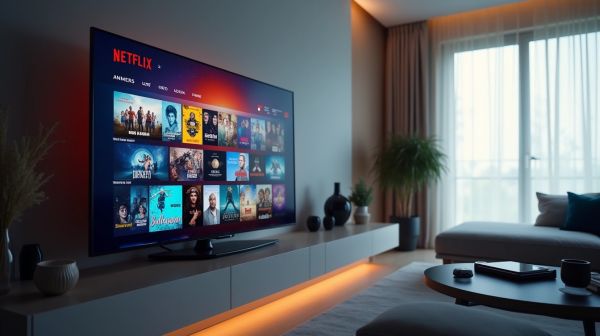 Le vaste choix de films et séries dans le catalogue Netflix